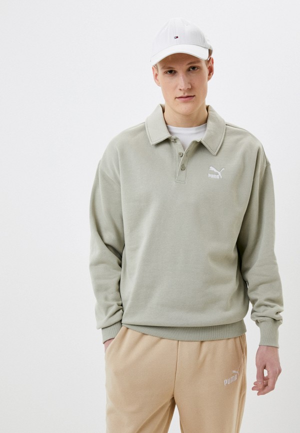 

Поло PUMA, Бежевый, Classics Polo Crew FL