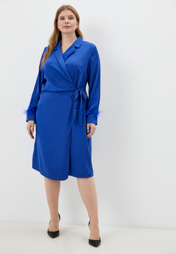 Платье Francesca Peretti синего цвета