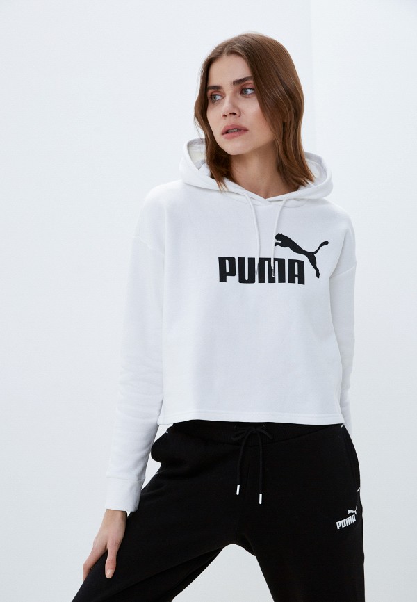 

Худи PUMA, Белый, ESS Cropped Logo Hoodie FL