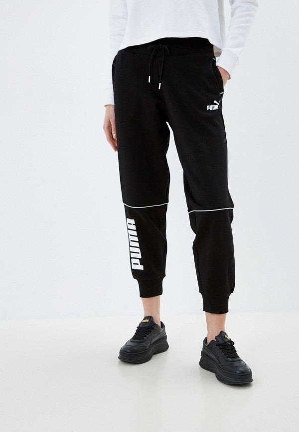

Брюки спортивные PUMA, Черный, Puma Power Colorblock High-Waist Pants FL cl