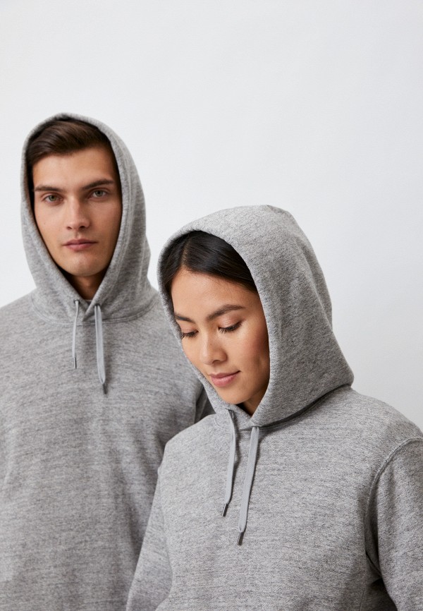 Худи UNIQLO серый, размер 46, фото 7