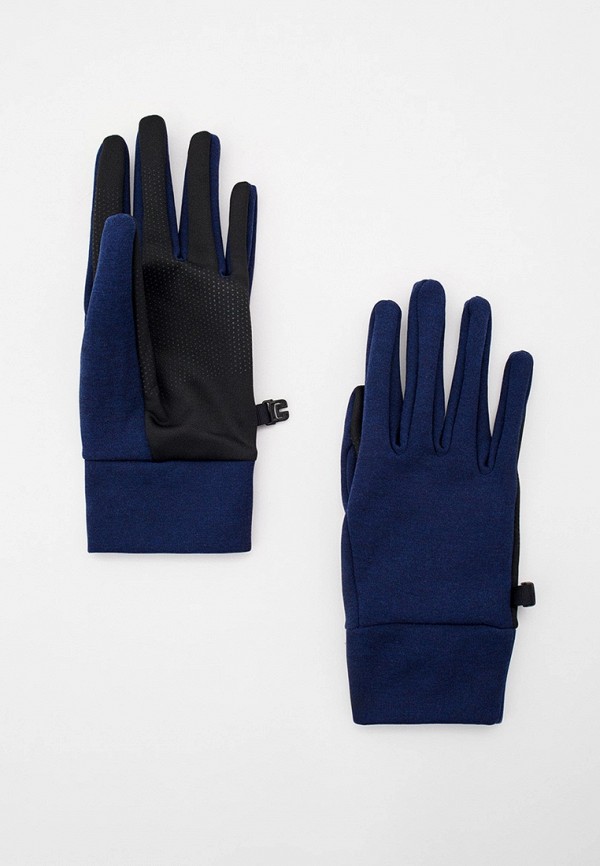 

Перчатки UNIQLO, Синий, эластичные HEATTECH