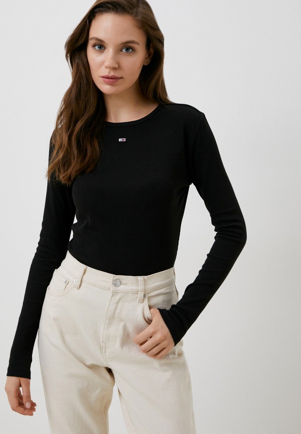 

Лонгслив Tommy Jeans, Черный