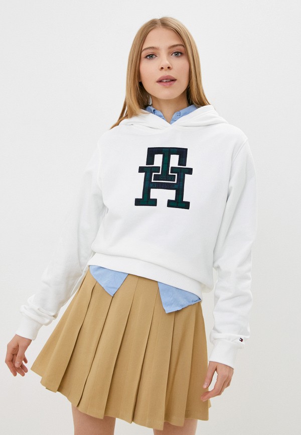 Худи Tommy Hilfiger белый WW0WW37441 RTLACE439401