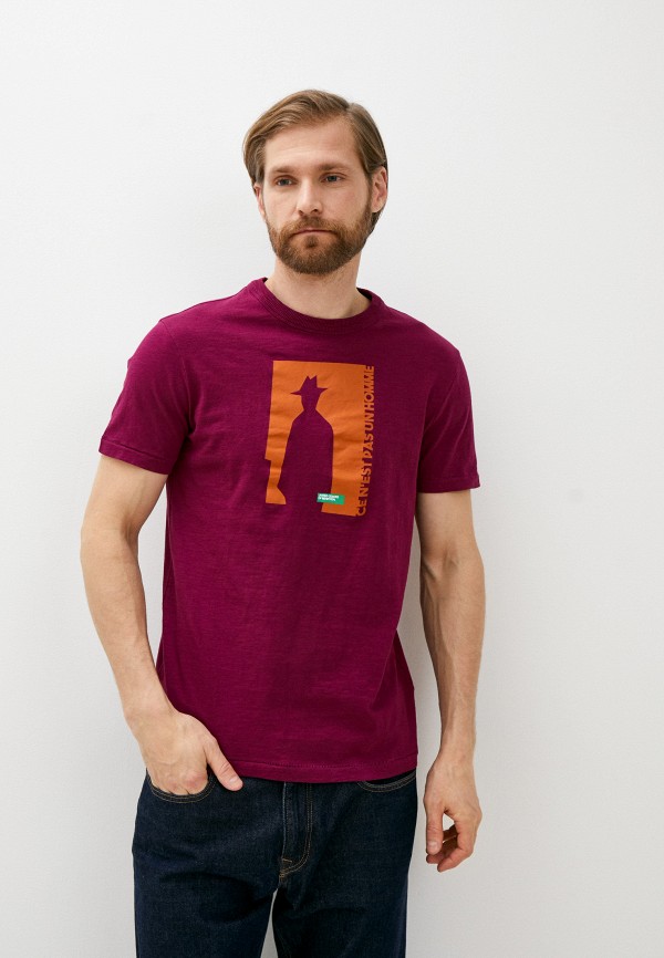 

Футболка United Colors of Benetton, Фиолетовый