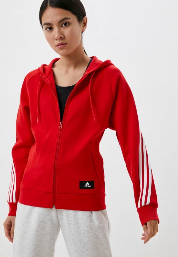 

Толстовка adidas, Красный, W FI 3S FZ REG