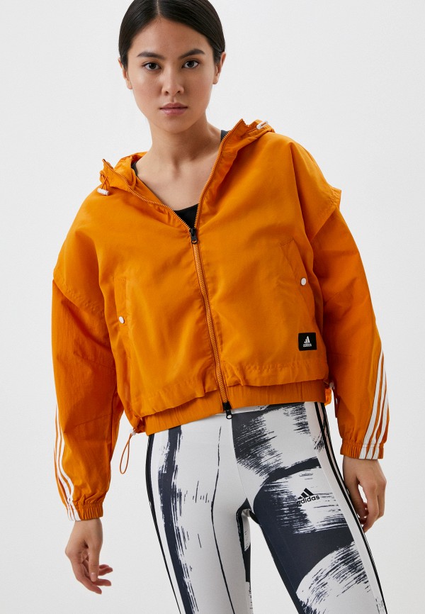 

Ветровка adidas, Оранжевый, W FI 3S WVN TT