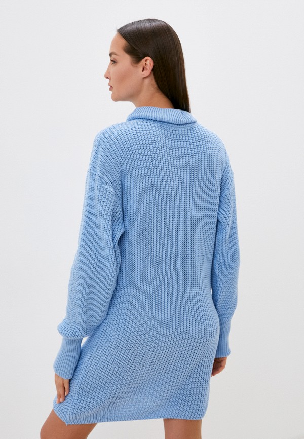 Платье Vickwool голубой, размер 44, фото 3