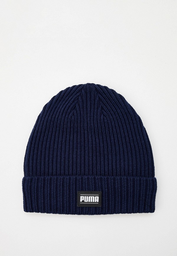 

Шапка PUMA, Синий, Ribbed Classic Cuff Beanie Peacoat