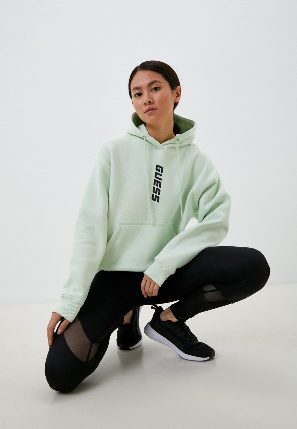

Худи Guess, Зеленый, ALISHA