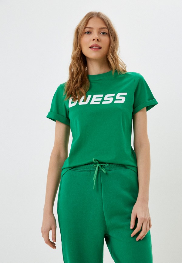 

Футболка Guess, Зеленый, ESTHER