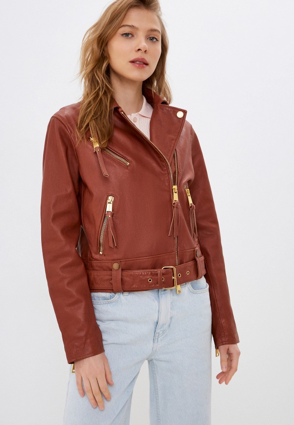

Куртка кожаная Guess Jeans, Коричневый