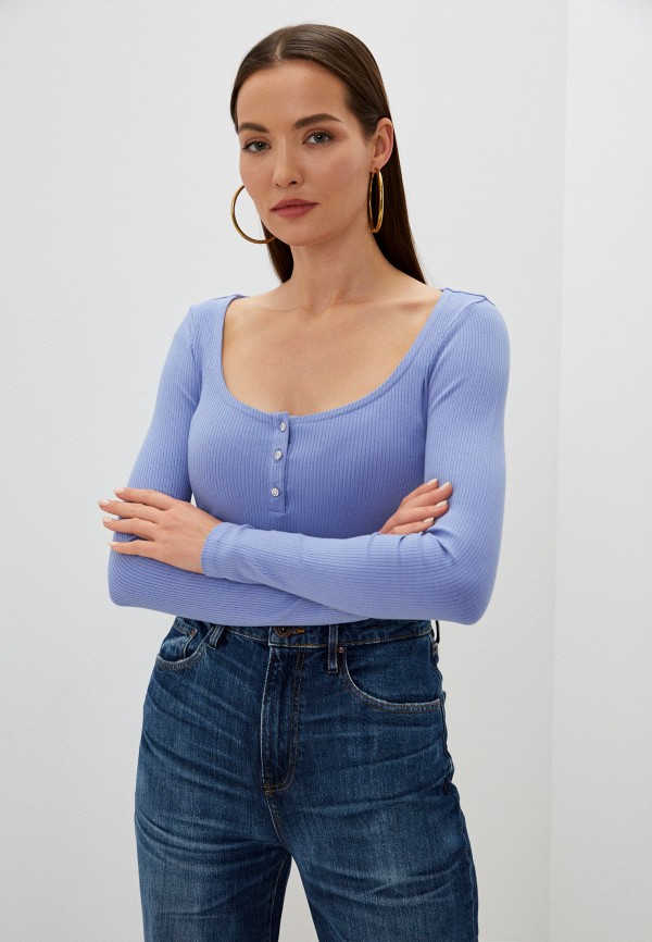 

Лонгслив Guess, Фиолетовый