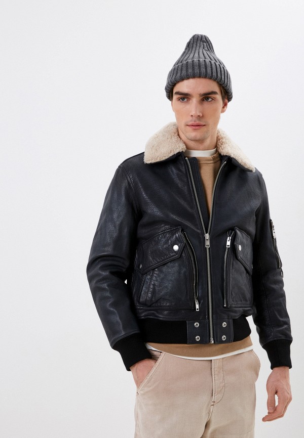 

Куртка кожаная Diesel, Черный