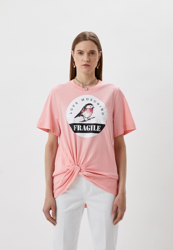 

Футболка Love Moschino, Розовый
