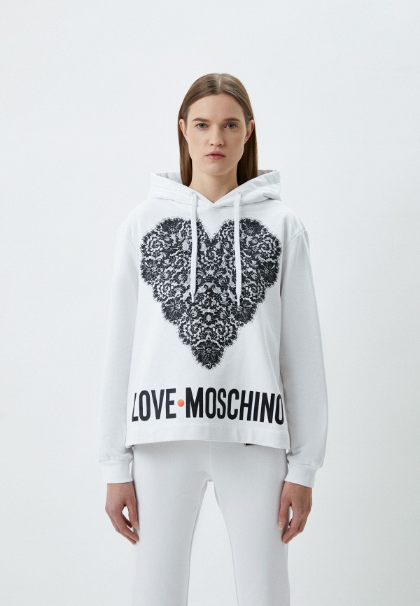 

Худи Love Moschino, Белый