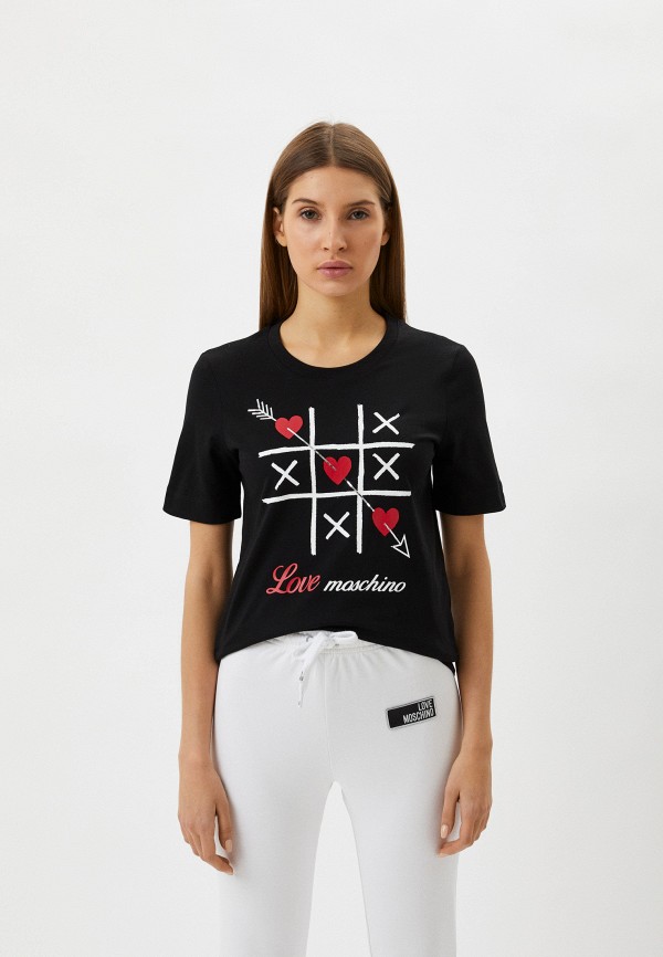 

Футболка Love Moschino, Черный