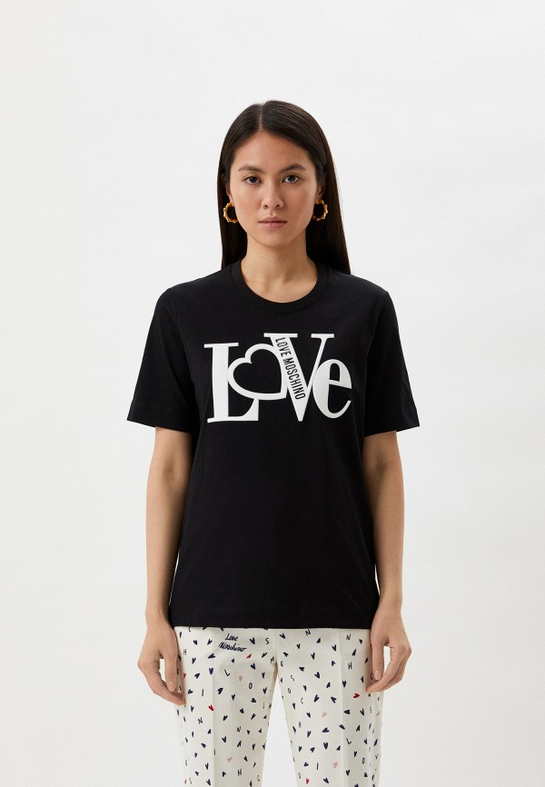 

Футболка Love Moschino, Черный