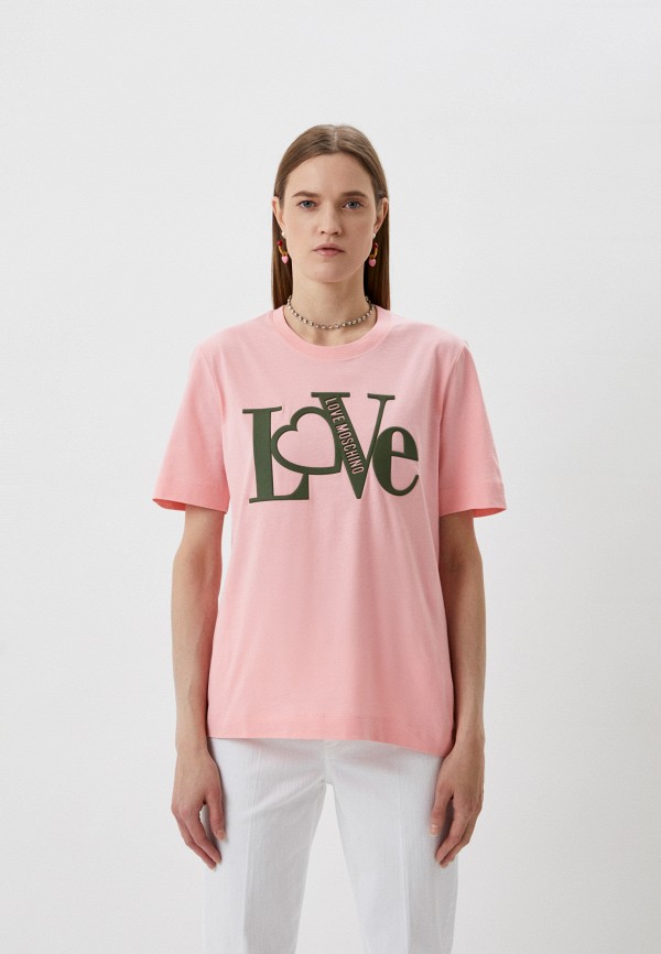 

Футболка Love Moschino, Розовый