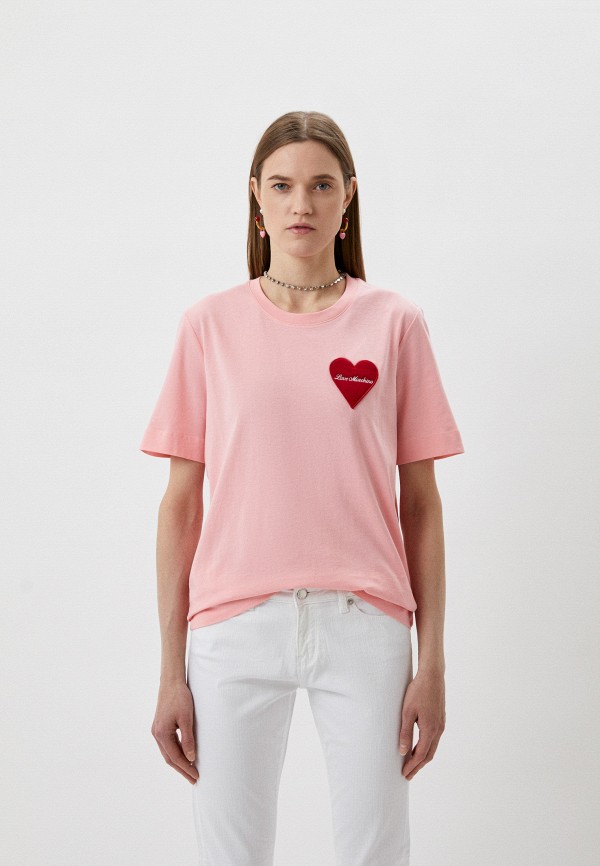 

Футболка Love Moschino, Розовый