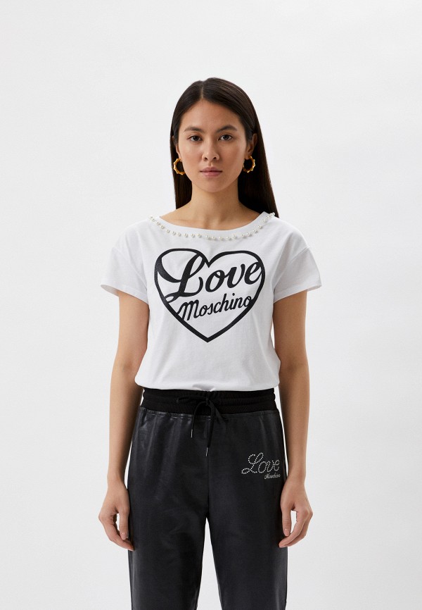 

Футболка Love Moschino, Белый