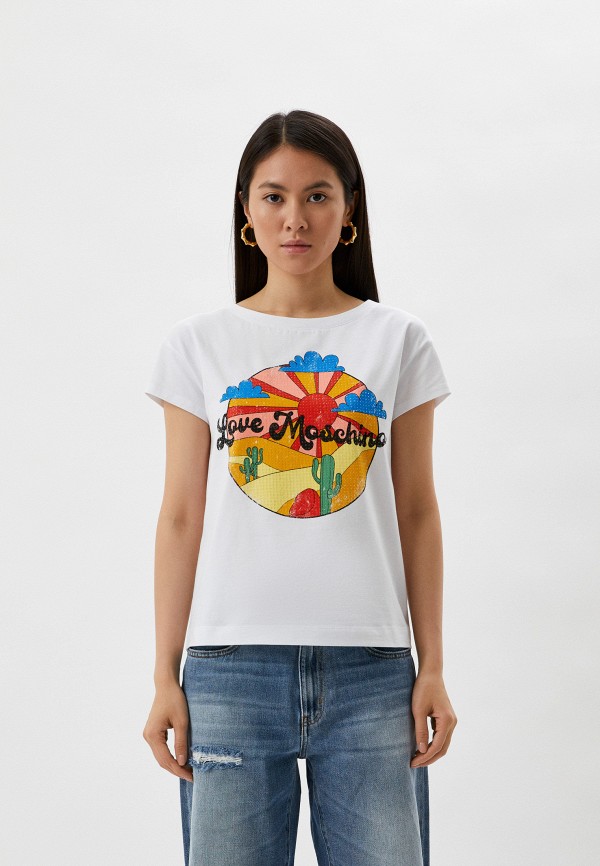 

Футболка Love Moschino, Белый
