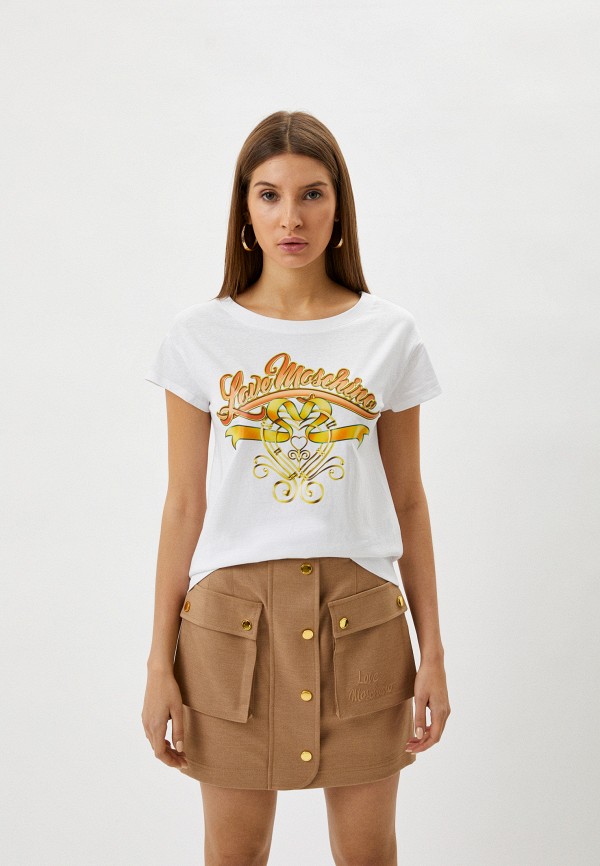 

Футболка Love Moschino, Белый
