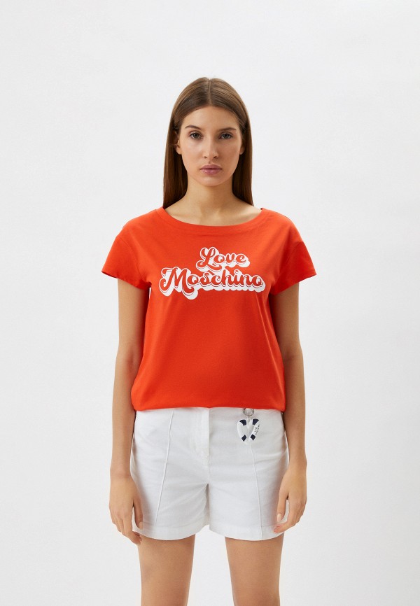 

Футболка Love Moschino, Красный
