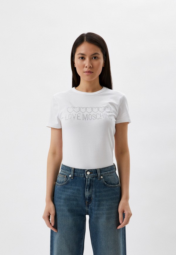 

Футболка Love Moschino, Белый