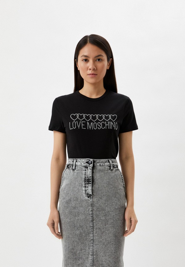 

Футболка Love Moschino, Черный