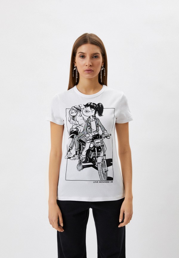 

Футболка Love Moschino, Белый