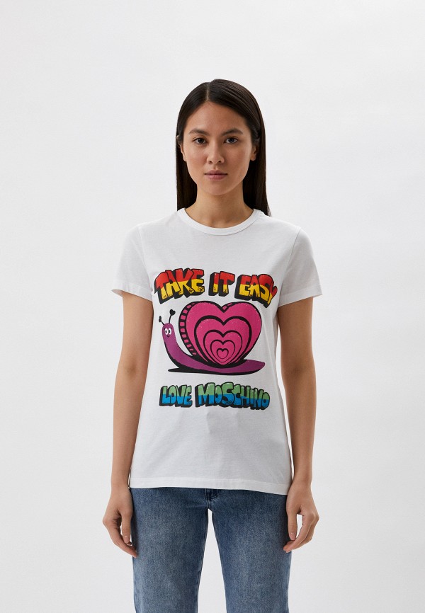 

Футболка Love Moschino, Белый
