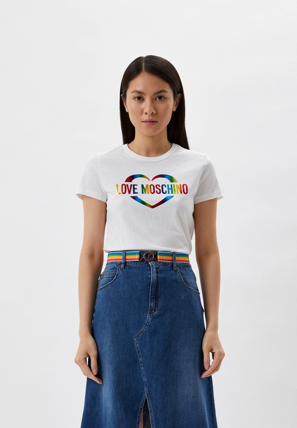 

Футболка Love Moschino, Белый