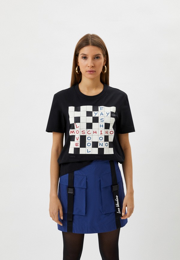 

Футболка Love Moschino, Черный