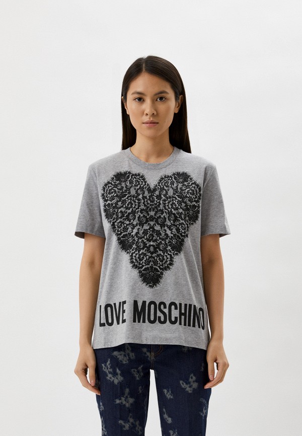 

Футболка Love Moschino, Серый