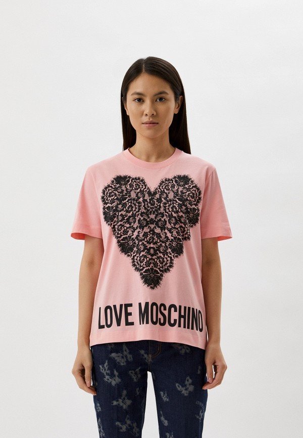 

Футболка Love Moschino, Розовый