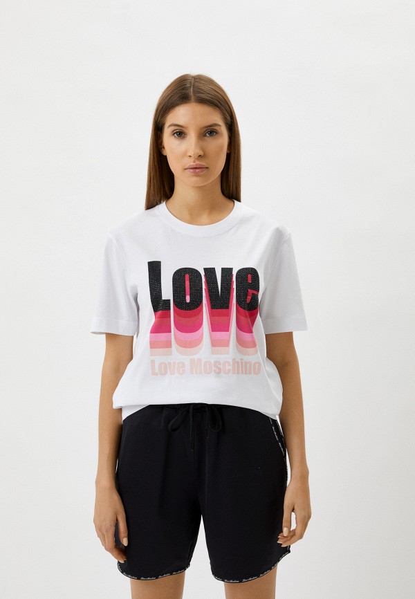 

Футболка Love Moschino, Белый