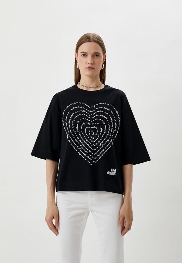 

Футболка Love Moschino, Черный