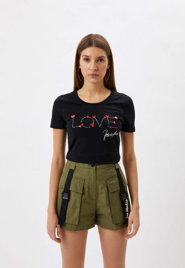 

Футболка Love Moschino, Черный