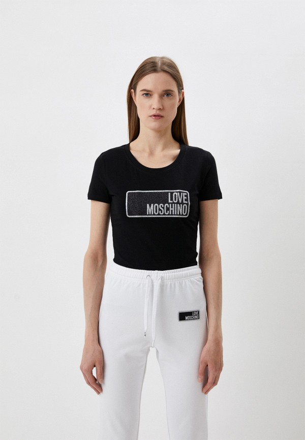 

Футболка Love Moschino, Черный