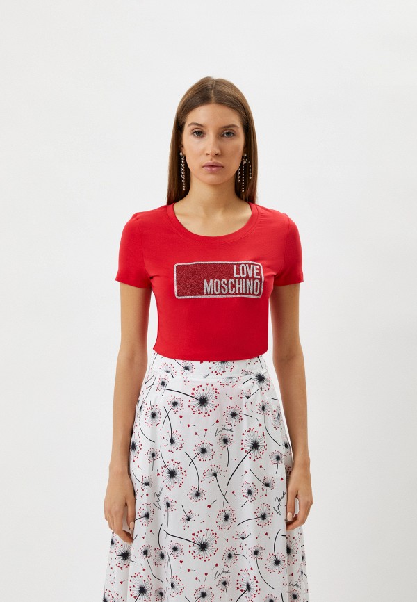 

Футболка Love Moschino, Красный