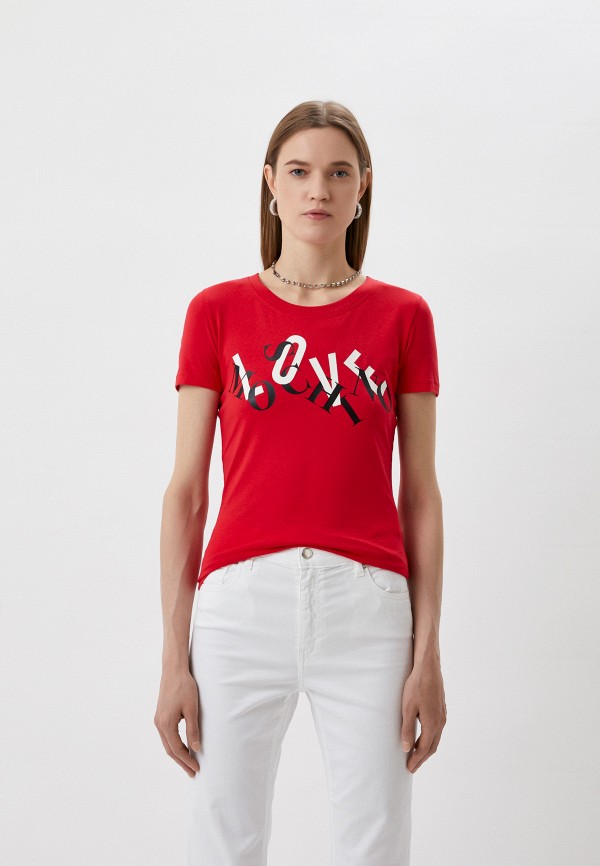

Футболка Love Moschino, Красный