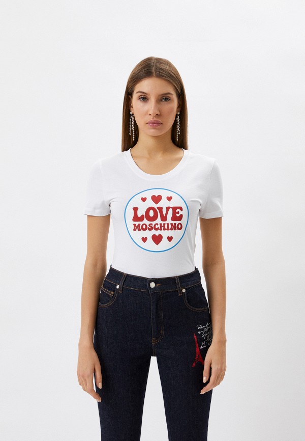 

Футболка Love Moschino, Белый