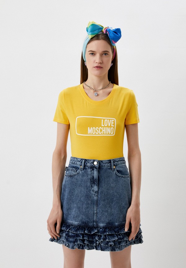 

Футболка Love Moschino, Желтый