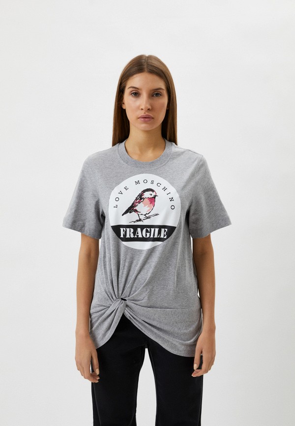 

Футболка Love Moschino, Серый