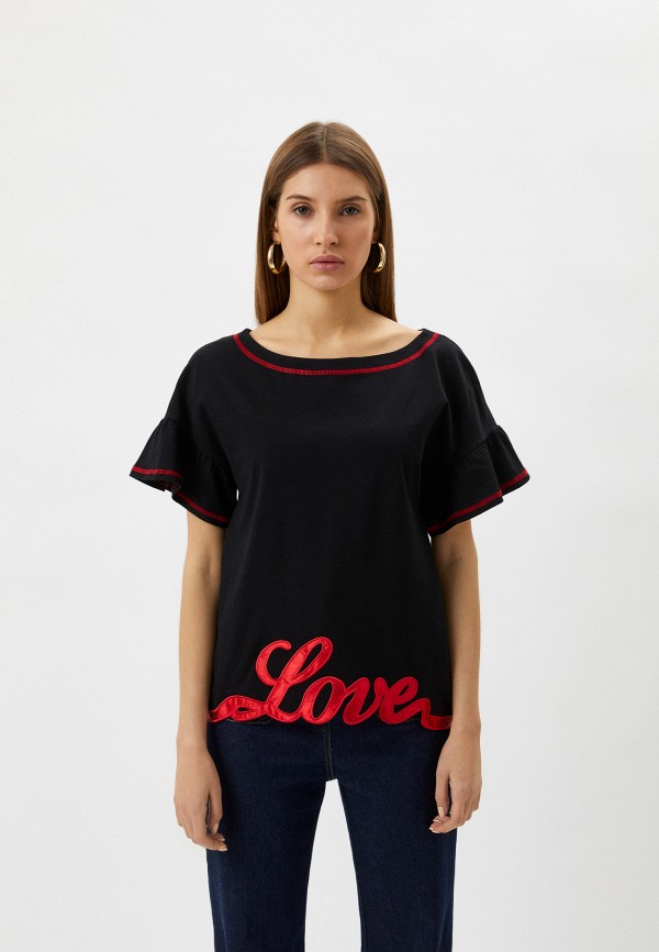 

Футболка Love Moschino, Черный