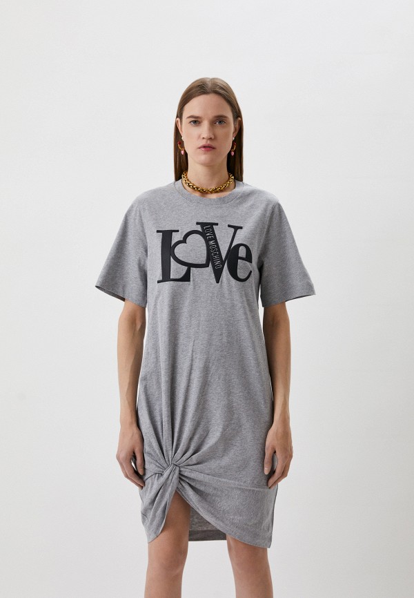 

Платье Love Moschino, Серый