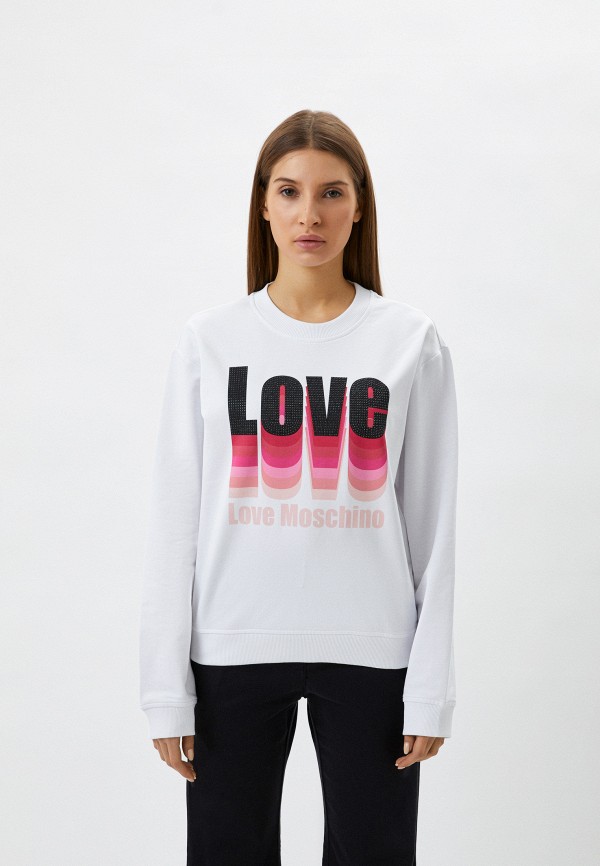 

Свитшот Love Moschino, Белый