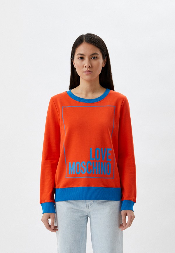 

Свитшот Love Moschino, Оранжевый