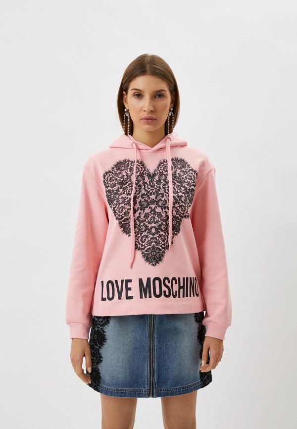 

Худи Love Moschino, Розовый